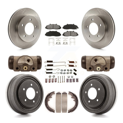 [Avant + Arrière] Kit de Disque et plaquette (semi-métallique) de frein pour Ford F-150 4WD K8S-102410