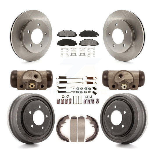 [Avant + Arrière] Kit de Disque et plaquette (semi-métallique) de frein pour Ford F-150 4WD K8S-102410