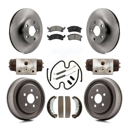 [Avant + Arrière] Kit de Disque et plaquette (semi-métallique) de frein pour 2003-2005 Pontiac Sunfire K8S-102466 par Transit Auto