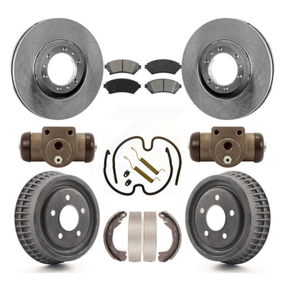 [Avant + Arrière] Kit de Disque et plaquette (semi-métallique) de frein pour Chevrolet Venture Pontiac Montana Oldsmobile Silhouette Trans Sport K8S-102471