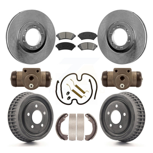 [Avant + Arrière] Kit de Disque et plaquette (semi-métallique) de frein pour Chevrolet Venture Pontiac Montana Oldsmobile Silhouette Trans Sport K8S-102471
