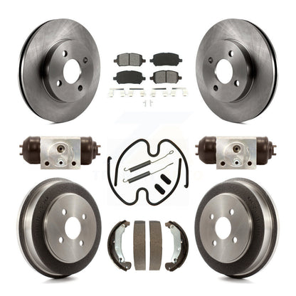 [Avant + Arrière] Kit de Disque et plaquette (semi-métallique) de frein pour Chevrolet Cobalt Saturn Ion Pontiac Pursuit K8S-102478