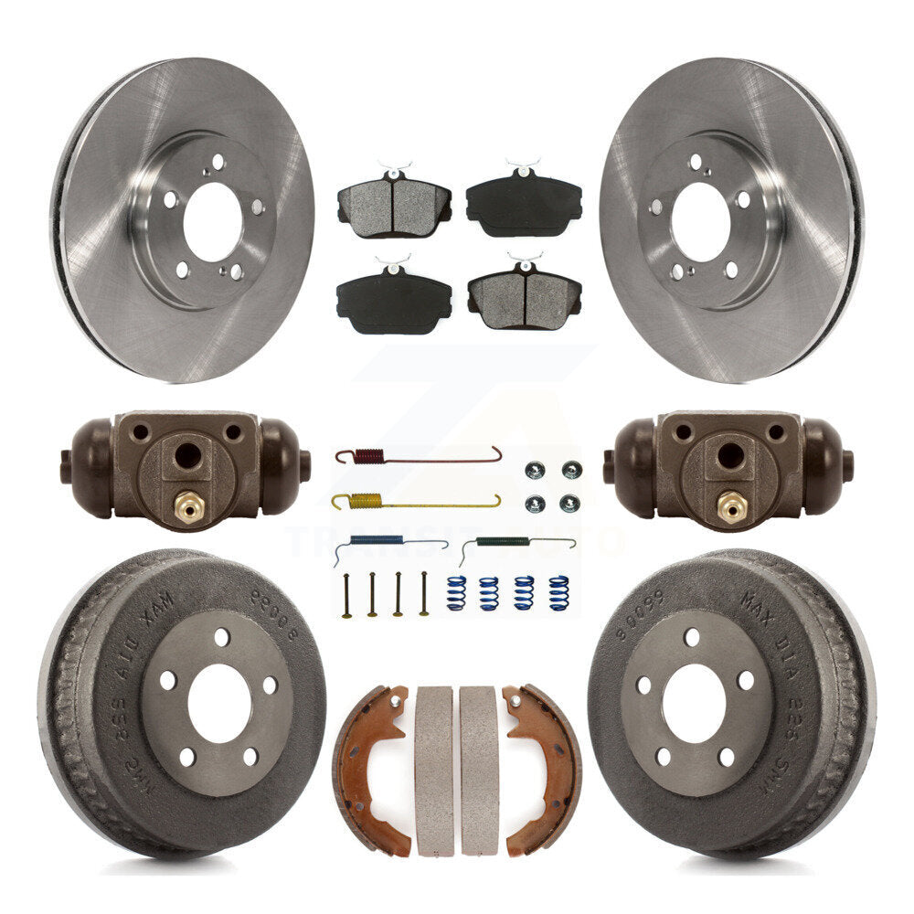 [Avant + Arrière] Kit de Disque et plaquette (semi-métallique) de frein pour Ford Taurus Mercury Sable K8S-102503