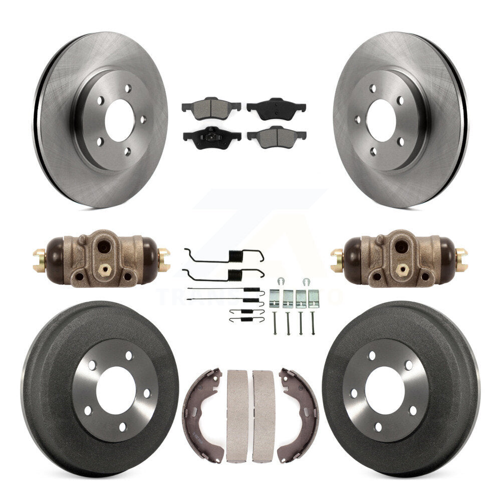 [Avant + Arrière] Kit de Disque et plaquette (semi-métallique) de frein pour Ford Escape Mercury Mariner K8S-102509