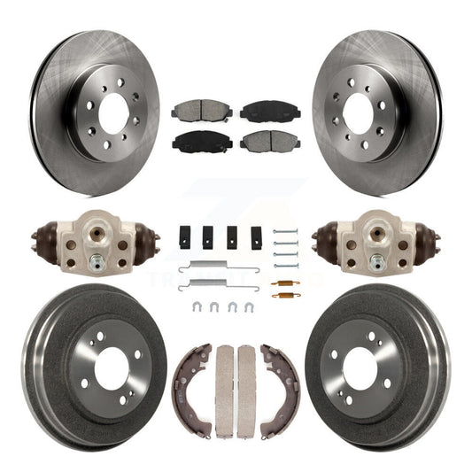 [Avant + Arrière] Kit de Disque et plaquette (semi-métallique) de frein pour Honda Insight K8S-102538