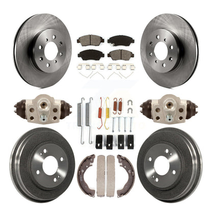 [Avant + Arrière] Kit de Disque et plaquette (semi-métallique) de frein pour Honda Fit K8S-102539