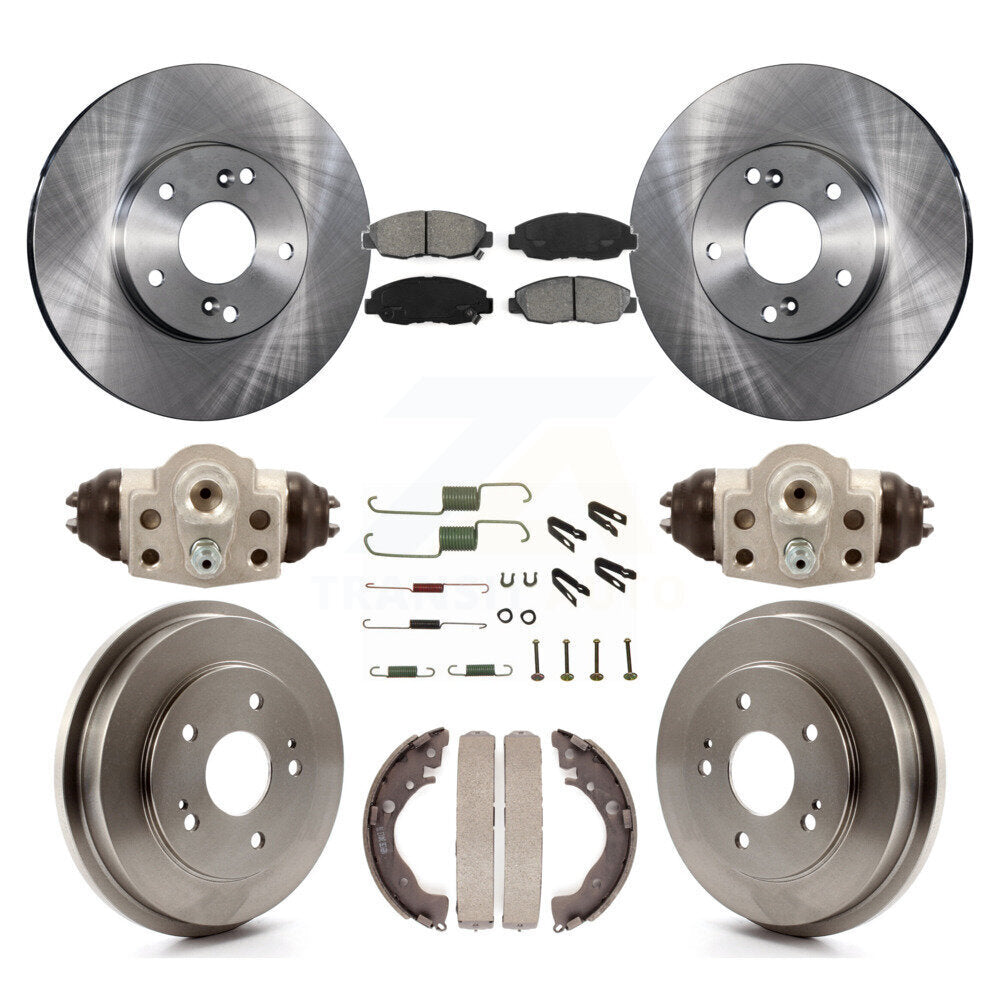 [Avant + Arrière] Kit de Disque et plaquette (semi-métallique) de frein pour 2011 Honda Civic GX K8S-102550