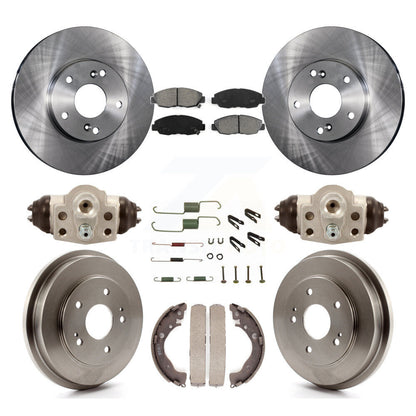 [Avant + Arrière] Kit de Disque et plaquette (semi-métallique) de frein pour 2011 Honda Civic GX K8S-102550
