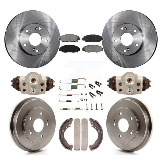 [Avant + Arrière] Kit de Disque et plaquette (semi-métallique) de frein pour 2011 Honda Civic GX K8S-102550