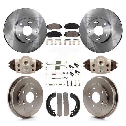 [Avant + Arrière] Kit de Disque et plaquette (semi-métallique) de frein pour Honda Civic GX K8S-102551