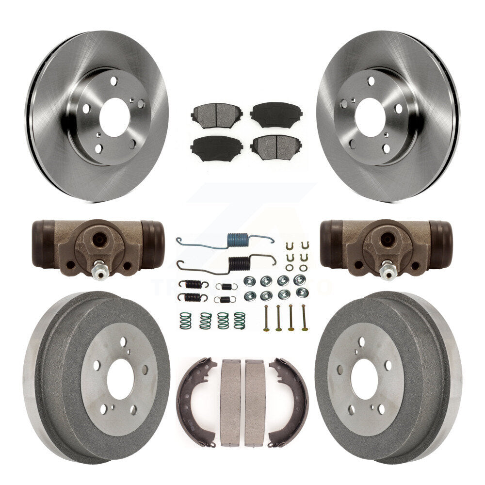 [Avant + Arrière] Kit de Disque et plaquette (semi-métallique) de frein pour 2002 Toyota RAV4 GAS engine K8S-102558