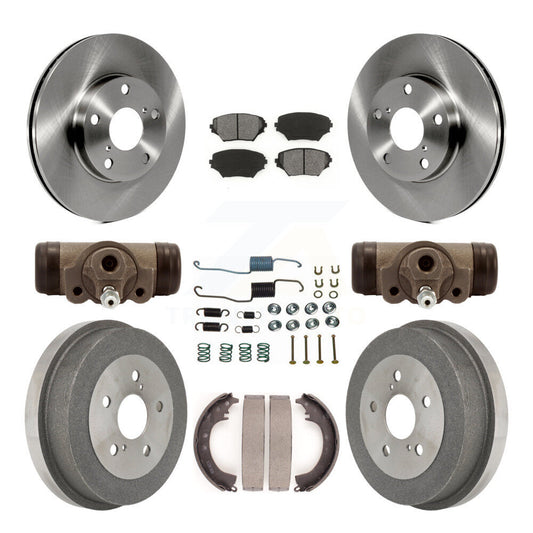 [Avant + Arrière] Kit de Disque et plaquette (semi-métallique) de frein pour 2002 Toyota RAV4 GAS engine K8S-102558