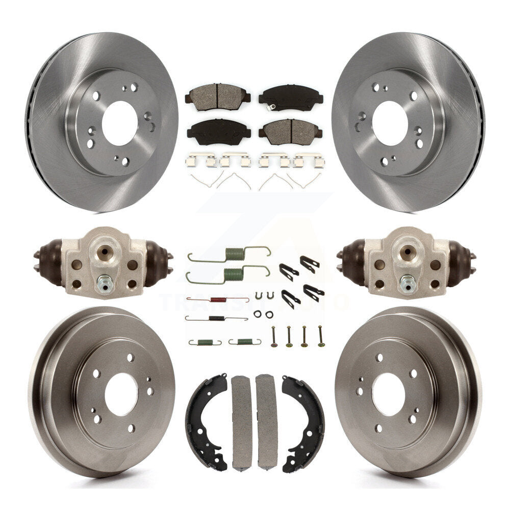 [Avant + Arrière] Kit de Disque et plaquette (semi-métallique) de frein pour 2006-2008 Honda Civic Hybrid K8S-102559