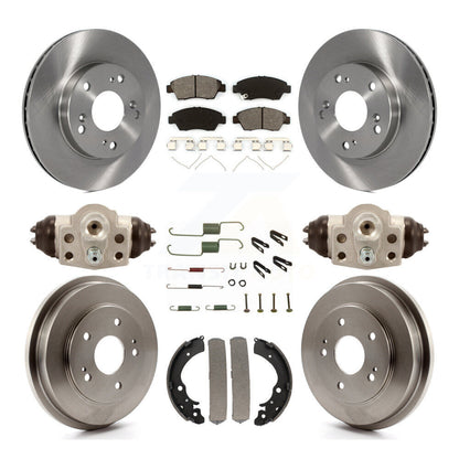 [Avant + Arrière] Kit de Disque et plaquette (semi-métallique) de frein pour 2006-2008 Honda Civic Hybrid K8S-102559