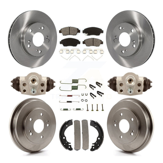 [Avant + Arrière] Kit de Disque et plaquette (semi-métallique) de frein pour 2006-2008 Honda Civic Hybrid K8S-102559