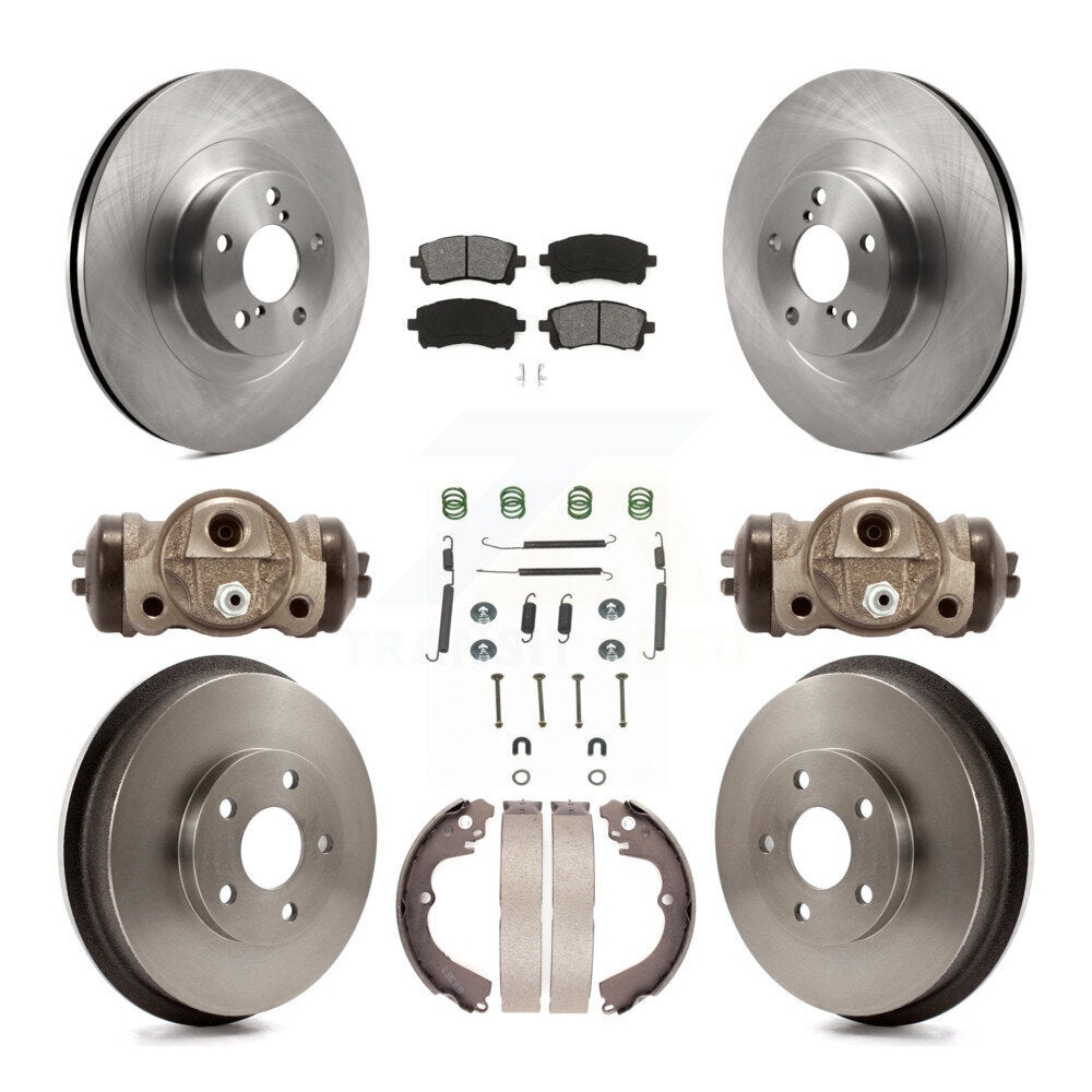 [Avant + Arrière] Kit de Disque et plaquette (semi-métallique) de frein pour Subaru Impreza WRX K8S-102563