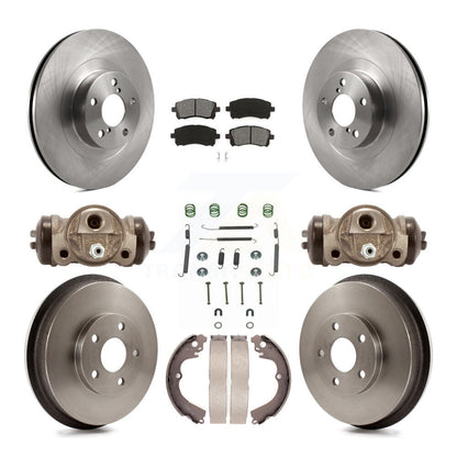 [Avant + Arrière] Kit de Disque et plaquette (semi-métallique) de frein pour Subaru Impreza WRX K8S-102563