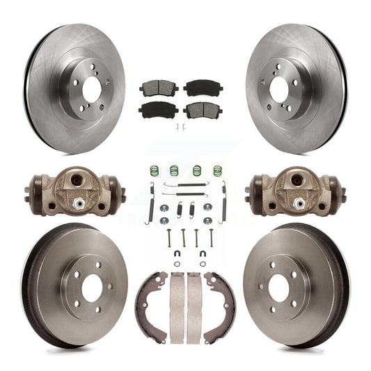 [Avant + Arrière] Kit de Disque et plaquette (semi-métallique) de frein pour Subaru Impreza WRX K8S-102563