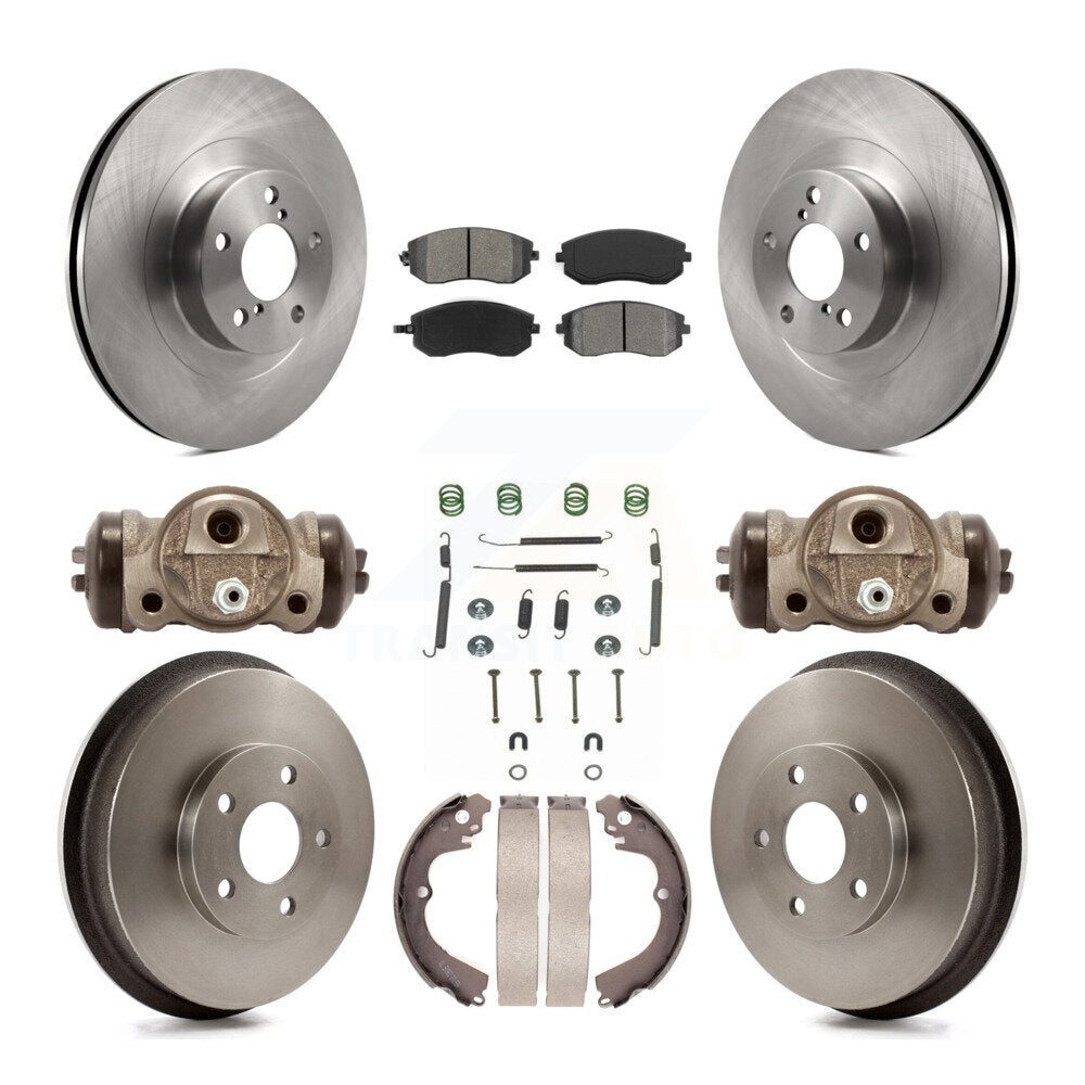 [Avant + Arrière] Kit de Disque et plaquette (semi-métallique) de frein pour Subaru Forester Impreza K8S-102564