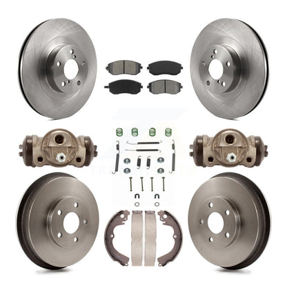 [Avant + Arrière] Kit de Disque et plaquette (semi-métallique) de frein pour Subaru Forester Impreza K8S-102564