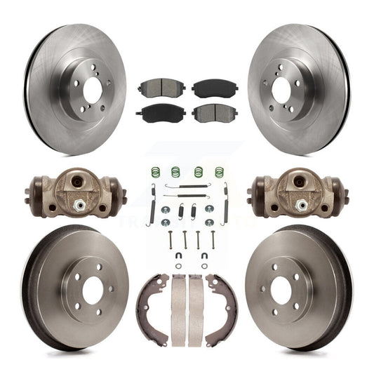 [Avant + Arrière] Kit de Disque et plaquette (semi-métallique) de frein pour Subaru Forester Impreza K8S-102564