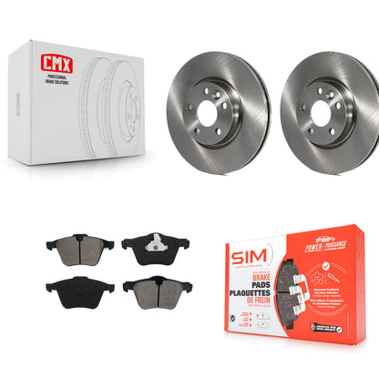 [Avant] Kit de Disque et plaquette (semi-métallique) de frein pour 2008 Volvo V70 avec 300mm Diameter Rotor K8S-102574