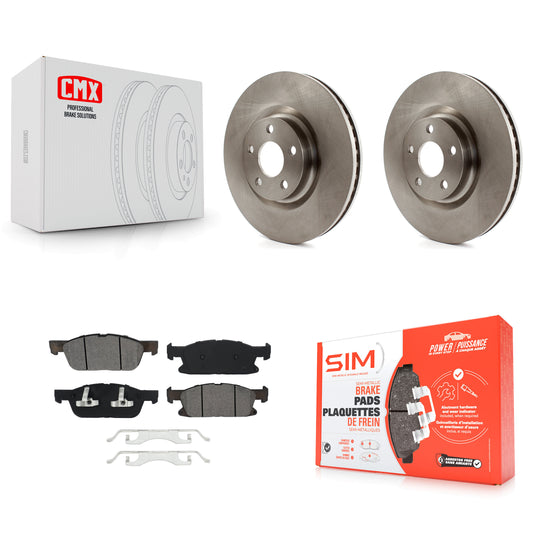[Avant] Kit de Disque et plaquette (semi-métallique) de frein pour Ford Edge K8S-102576