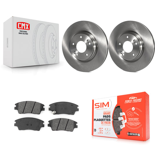 [Avant] Kit de Disque et plaquette (semi-métallique) de frein pour Hyundai Elantra Tucson Kia Sportage K8S-102583