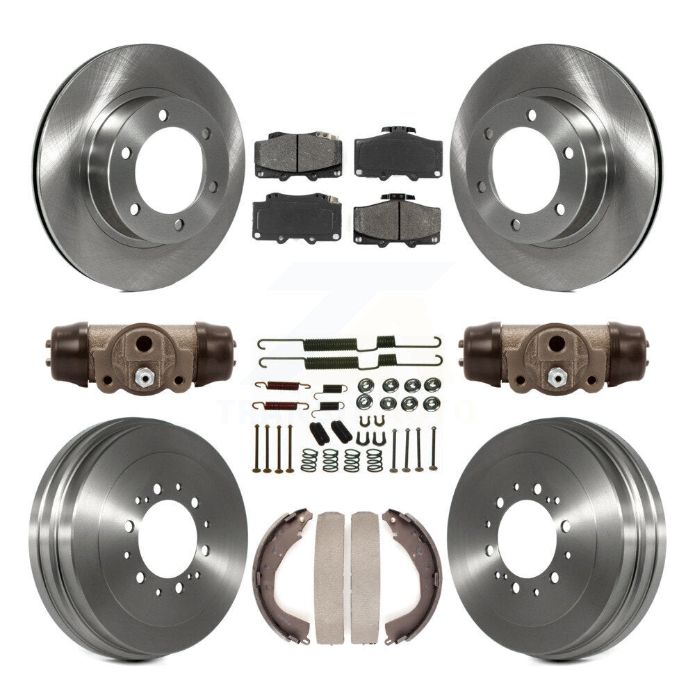 [Avant + Arrière] Kit de Disque et plaquette (semi-métallique) de frein pour 2002 Toyota 4Runner Limited SR5 avec 16" Factory Wheels K8S-102650