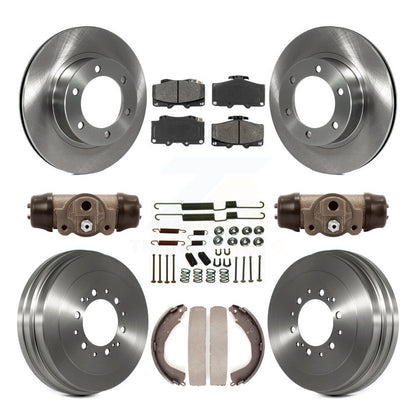 [Avant + Arrière] Kit de Disque et plaquette (semi-métallique) de frein pour 2002 Toyota 4Runner Limited SR5 avec 16" Factory Wheels K8S-102650