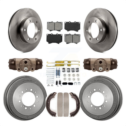 [Avant + Arrière] Kit de Disque et plaquette (semi-métallique) de frein pour 2000-2002 Toyota Tundra 4.7" Plate longueur K8S-102655 par Transit Auto