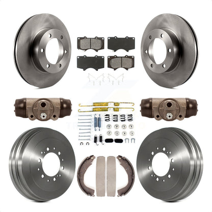 [Avant + Arrière] Kit de Disque et plaquette (semi-métallique) de frein pour 2004-2006 Toyota Tundra K8S-102657 par Transit Auto