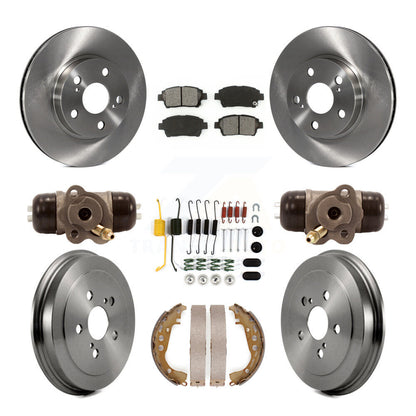 [Avant + Arrière] Kit de Disque et plaquette (semi-métallique) de frein pour 2004-2007 Toyota Prius K8S-102666