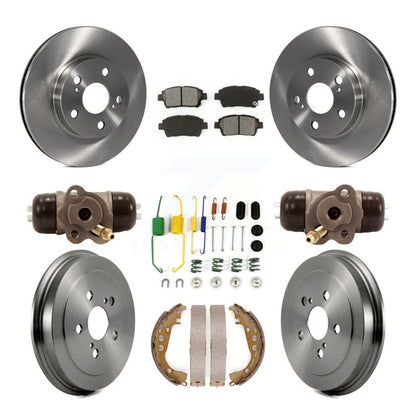 [Avant + Arrière] Kit de Disque et plaquette (semi-métallique) de frein pour 2008 Toyota Prius K8S-102667