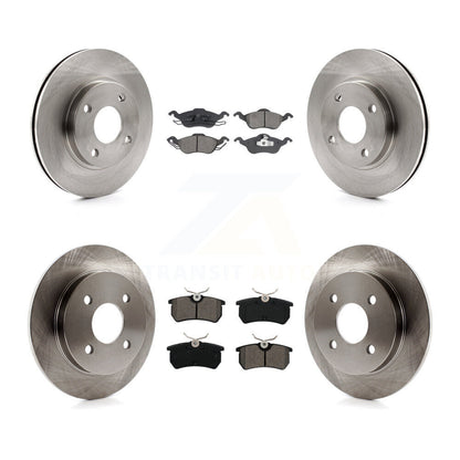 [Avant + Arrière] Kit de Disque et plaquette (semi-métallique) de frein pour Ford Focus K8S-102671