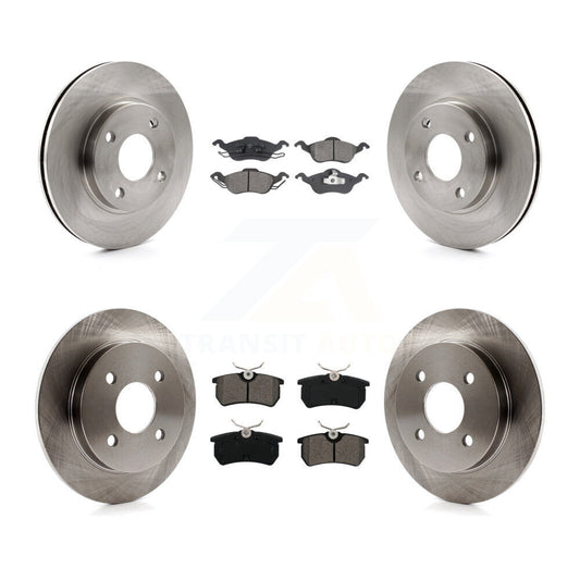 [Avant + Arrière] Kit de Disque et plaquette (semi-métallique) de frein pour Ford Focus K8S-102671