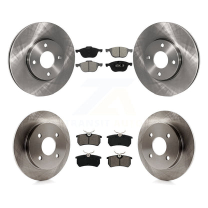 [Avant + Arrière] Kit de Disque et plaquette (semi-métallique) de frein pour 2005-2007 Ford Focus rear brakes K8S-102672