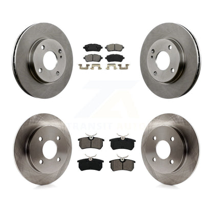 [Avant + Arrière] Kit de Disque et plaquette (semi-métallique) de frein pour Ford Fiesta K8S-102673