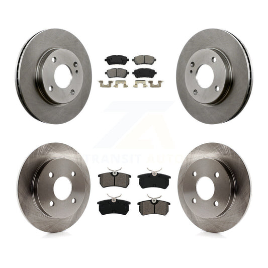 [Avant + Arrière] Kit de Disque et plaquette (semi-métallique) de frein pour Ford Fiesta K8S-102673