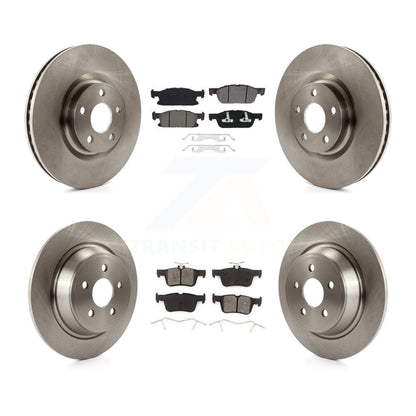 [Avant + Arrière] Kit de Disque et plaquette (semi-métallique) de frein pour Ford Edge K8S-102674