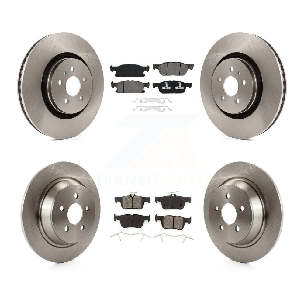 [Avant + Arrière] Kit de Disque et plaquette (semi-métallique) de frein pour Ford Edge Lincoln MKX Nautilus K8S-102676