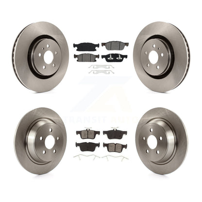 [Avant + Arrière] Kit de Disque et plaquette (semi-métallique) de frein pour Ford Edge Lincoln MKX Nautilus K8S-102676