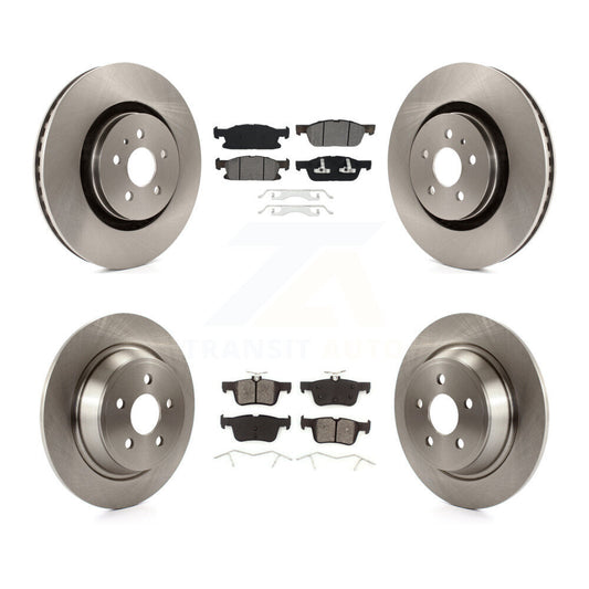 [Avant + Arrière] Kit de Disque et plaquette (semi-métallique) de frein pour Ford Edge Lincoln MKX Nautilus K8S-102676
