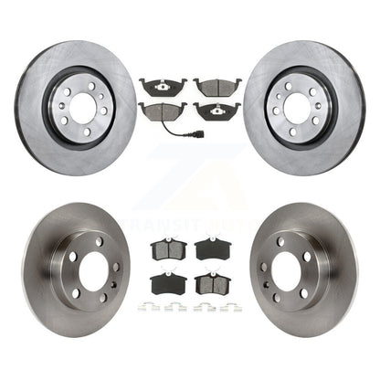 [Avant + Arrière] Kit de Disque et plaquette (semi-métallique) de frein pour 2007-2010 Volkswagen Beetle avec 280mm Diameter Rotor K8S-102680