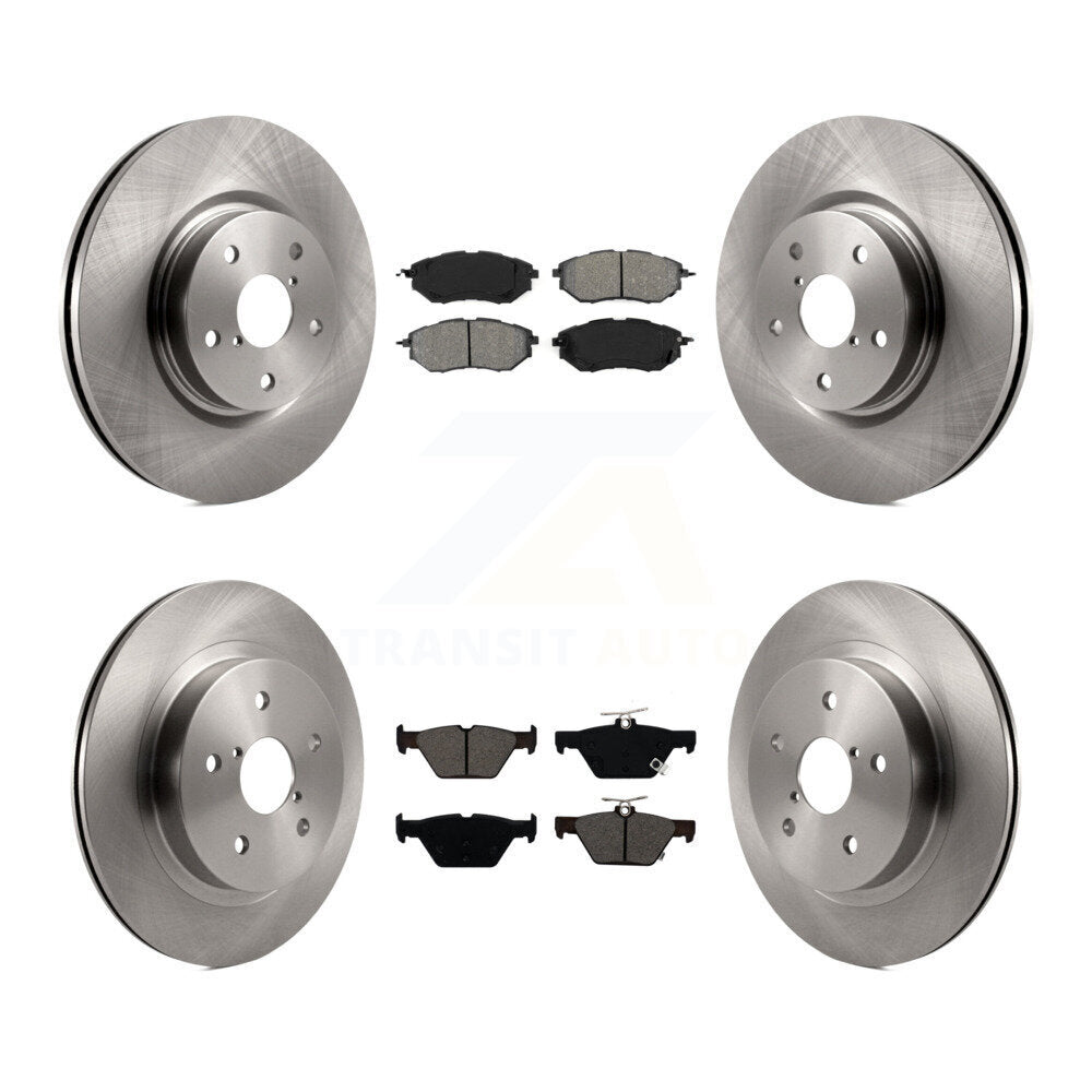 [Avant + Arrière] Kit de Disque et plaquette (semi-métallique) de frein pour Subaru Outback Legacy WRX K8S-102683