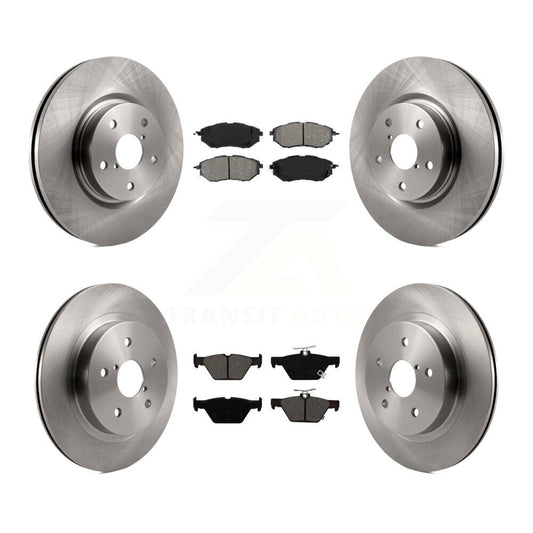 [Avant + Arrière] Kit de Disque et plaquette (semi-métallique) de frein pour Subaru Outback Legacy WRX K8S-102683