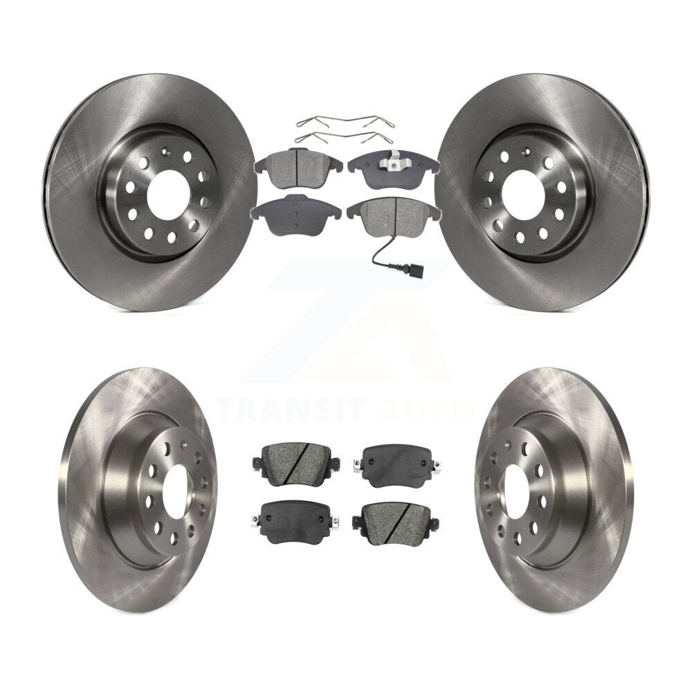 [Avant + Arrière] Kit de Disque et plaquette (semi-métallique) de frein pour 2016-2018 Audi Q3 Quattro K8S-102685