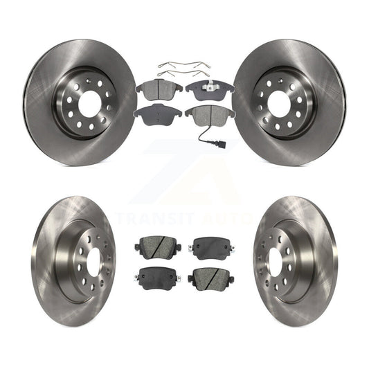 [Avant + Arrière] Kit de Disque et plaquette (semi-métallique) de frein pour 2016-2018 Audi Q3 Quattro K8S-102685