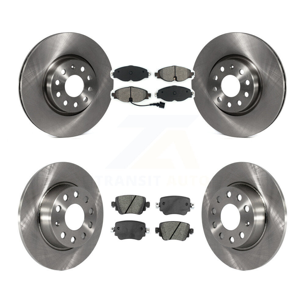 [Avant + Arrière] Kit de Disque et plaquette (semi-métallique) de frein pour Volkswagen GTI Golf Alltrack Passat K8S-102688