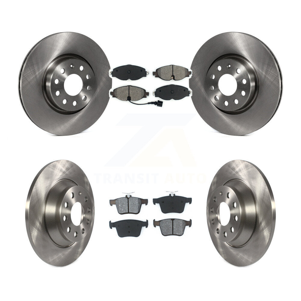 [Avant + Arrière] Kit de Disque et plaquette (semi-métallique) de frein pour Audi TT Quattro K8S-102689